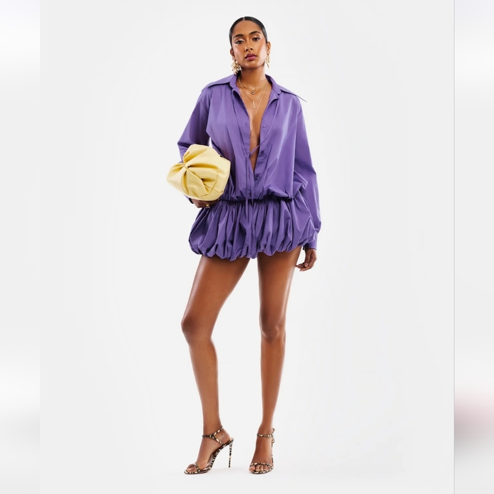 NWT Hanifa Tia Bubble Shirt Dress 3XL
